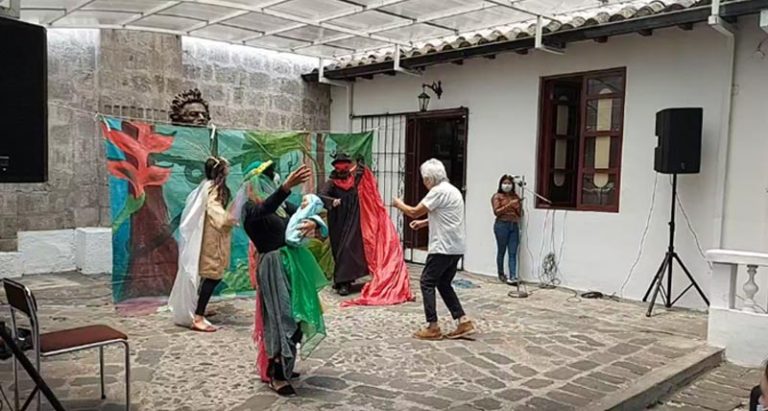 Obra de teatro el compadre y la muerte casa de montalvo